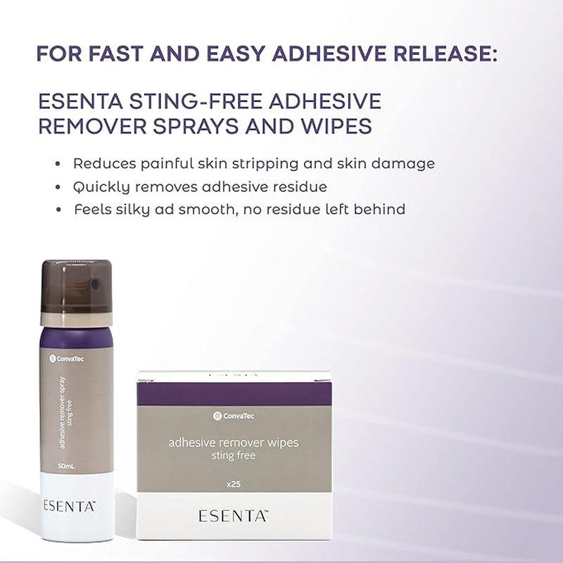 skin barrier wipe esenta sting free silicone zanthalene individual packet nonsterile packaging type case