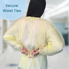 protective procedure gown x large yellow nonsterile not rated disposable packaging type case