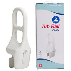 dynarex tub rail plastic