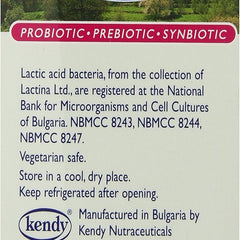 Kendy Usa Prebiotic Probiotic Symbiotic Actiflora Plus - 100 Capsules