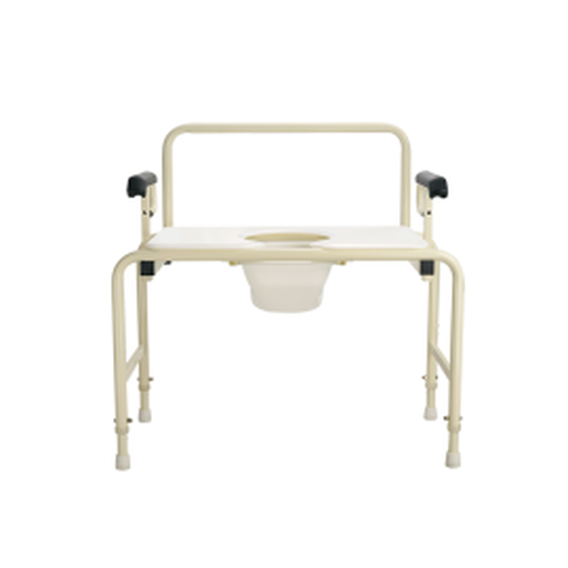bariatric hd drop arm commode 30