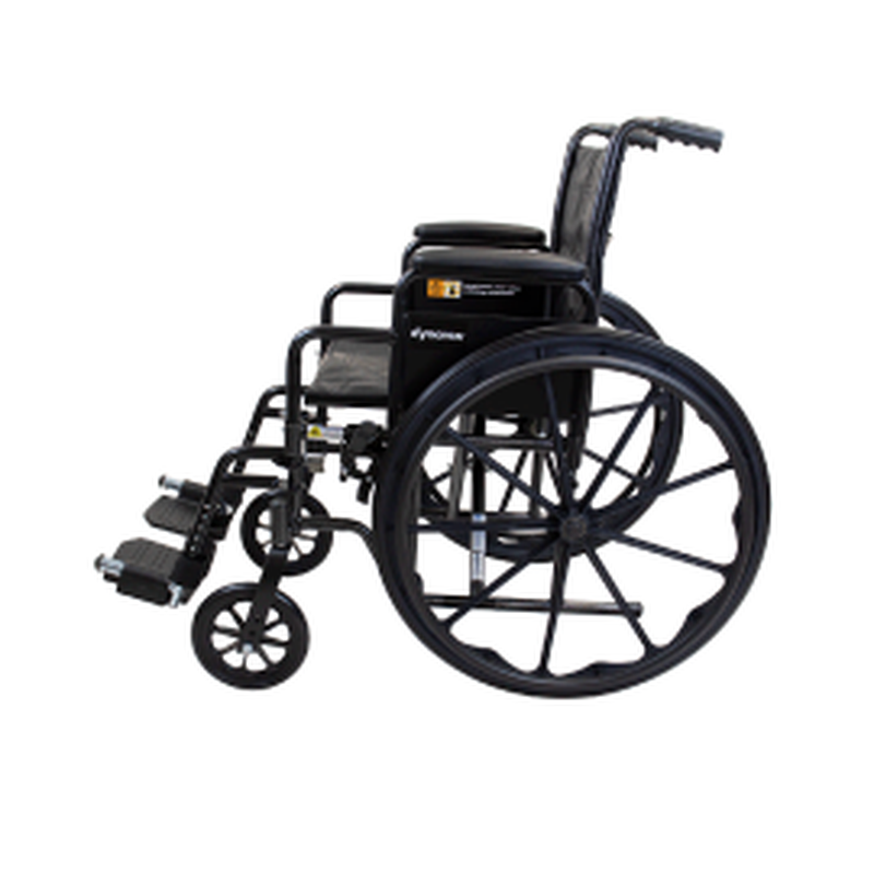 dynaride s2 wheelchair 18 x 16 w detach desk arm fr