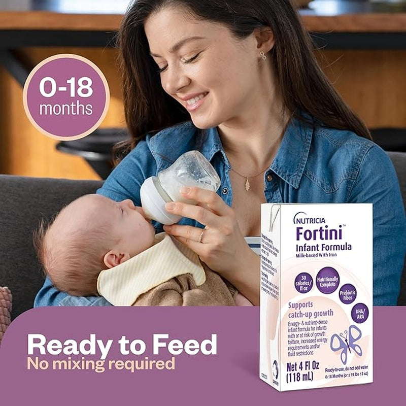 Infant Formula Fortini Unflavored 4 oz. Carton Liquid