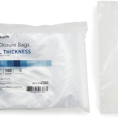 Reclosable Bag McKesson 6 X 9 Inch Polyethylene Clear Zipper Closure, Packaging Type- Case