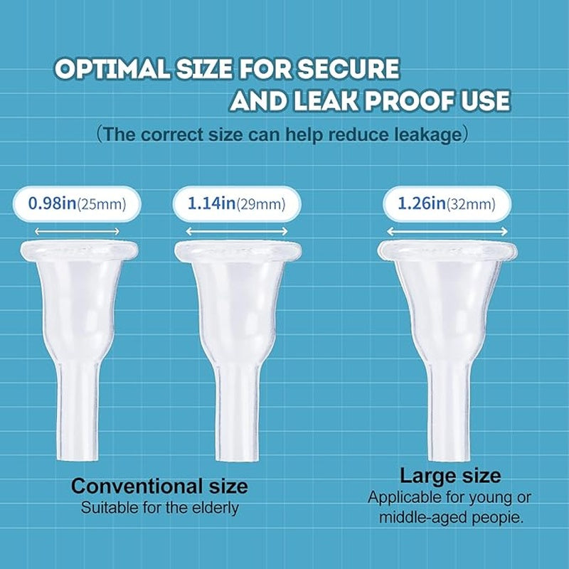 male external catheter inview self adhesive silicone medium packaging type box