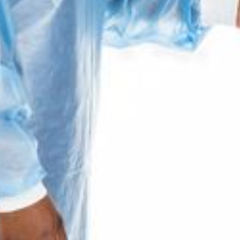 protective procedure gown one size fits most blue nonsterile aami level 4 disposable packaging type case