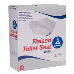 dynarex raised toilet seat w out arms