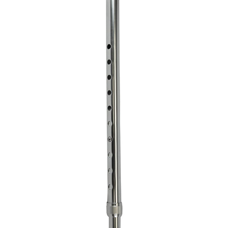 Cane  Round Handle  Blue Jay Silver With Vinyl Comfort Grip   All Care Store