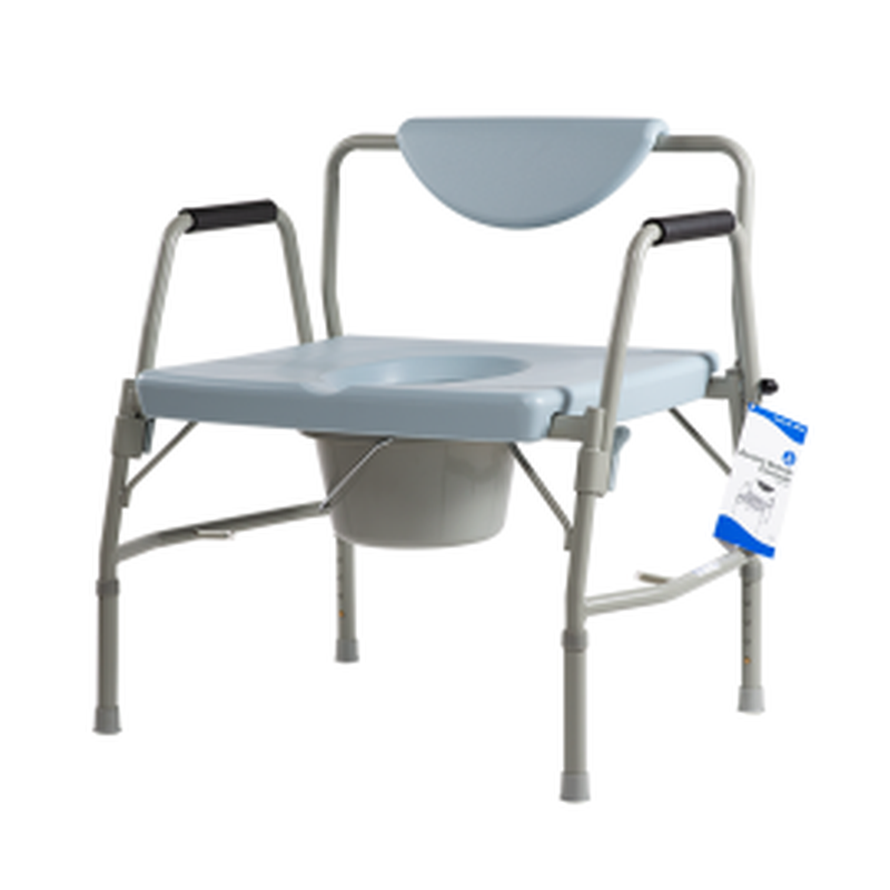 bariatric drop arm commode