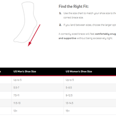 Ankle Support AirSport Medium Hook and Loop Closure Male 7-1/2 to 11 / Female 9 to 12-1/2 Left Ankle