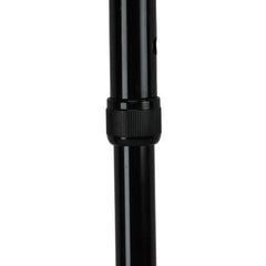 Cane  Soft Foam Offset Handle  Blue Jay  Black With Strap