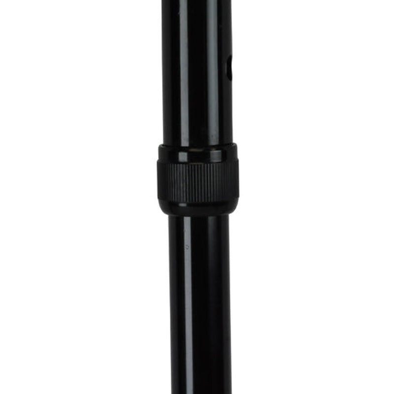 Cane  Soft Foam Offset Handle  Blue Jay  Black With Strap