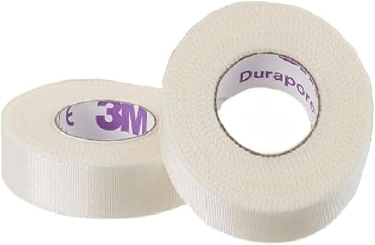 Medical Tape 3M Durapore White 1/2 Inch X 10 Yard Silk-Like Cloth NonSterile | 24/BX