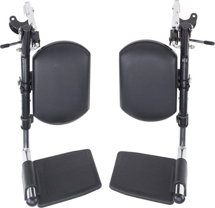 Elevating Legrests Only  Black Pair  Fits 10965d  Etc.   All Care Store
