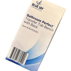 Bathroom Perfect Transfer Bench W/back  Blue Jay  Each