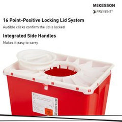 mckesson prevent sharps container 12 gallon 20 4 5 x 17 3 10 x 13 inch mckesson prevent sharps container mk854429ea