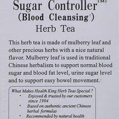 Health King Sugar Controller Blood Cleansing Herb Tea - 20 Tea Bags