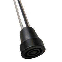 Cane  Soft Foam Offset Handle  Blue Jay  Silver With Strap   All Care Store