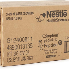 compleat peptide 1 5 nutritionally complete tube feeding formula 8 45 oz compleat peptide 1 5 pediatric tube feeding formula mk1169395ea