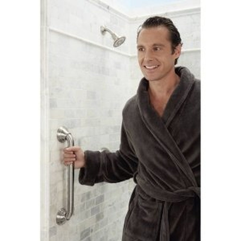 moen ultima grab bar 16 chrome w curl grip