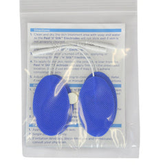 Reusable Electrodes  Pack/4 1.5 X2.5  Oval  Blue Jay Brand