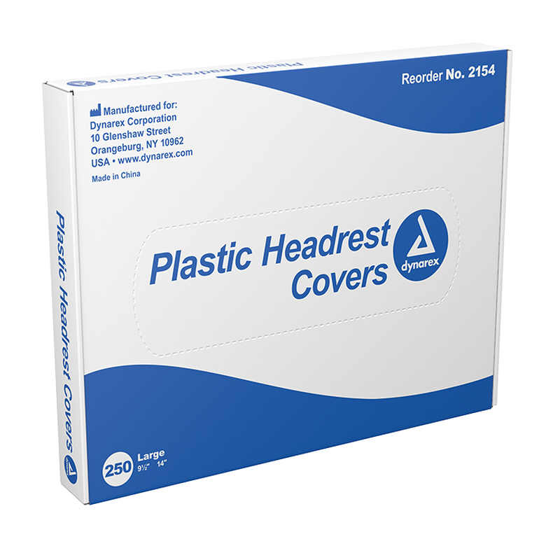 dynarex plastic headrest covers 1