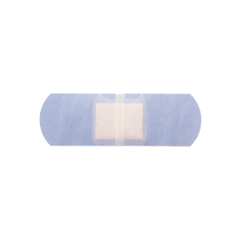 blue metal detectable plastic strip