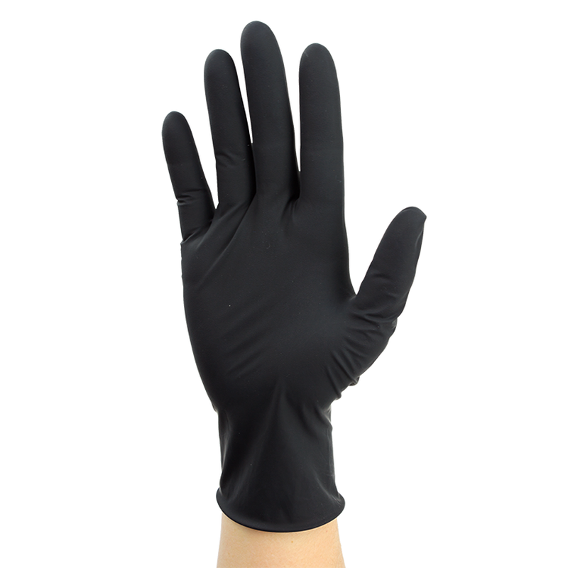 dynarex black arrow latex exam gloves powder free