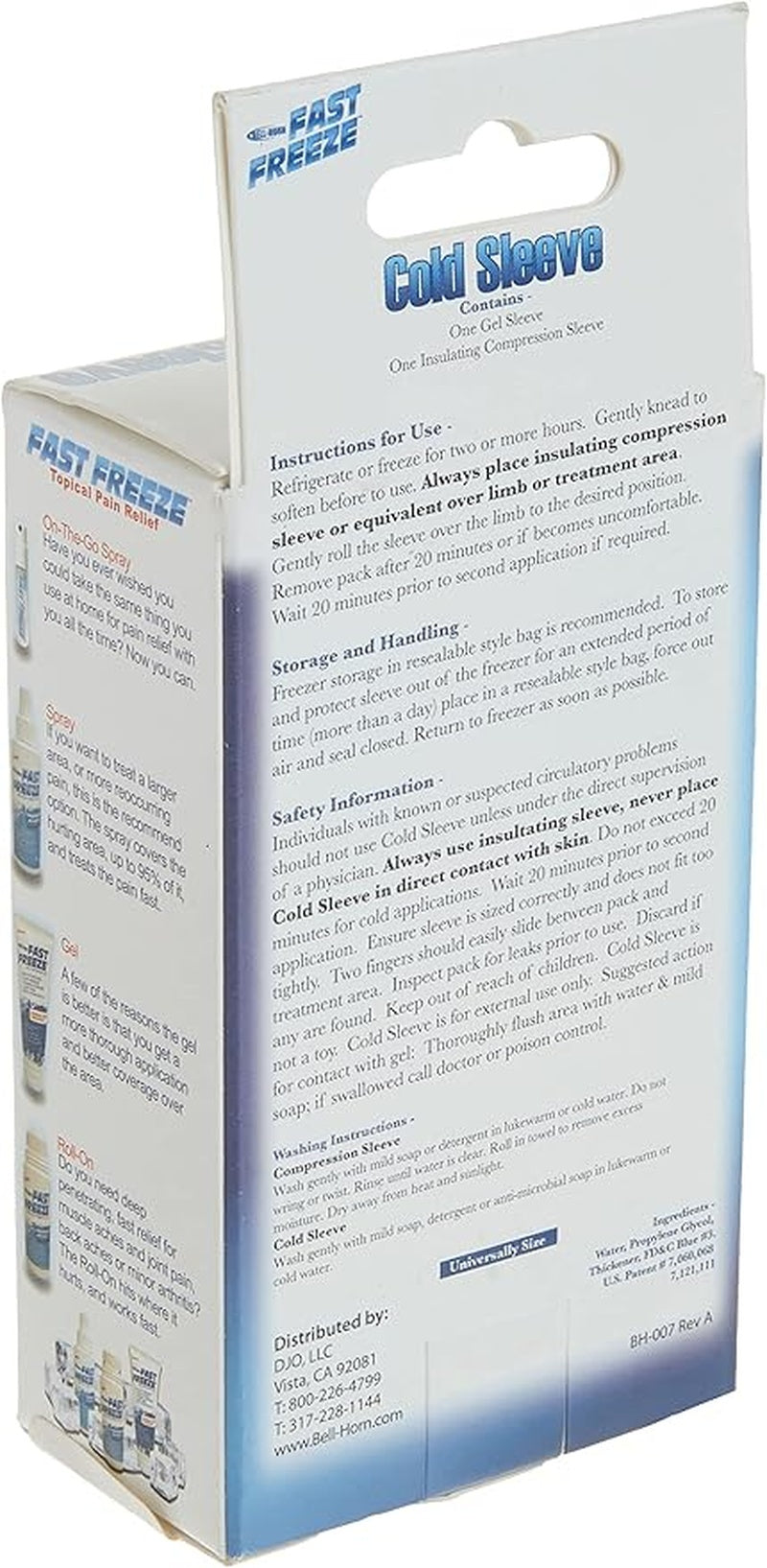 Fast Freeze Compression Cold Sleeve