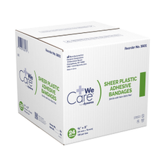 sheer plastic adhesive bandages sterile 2
