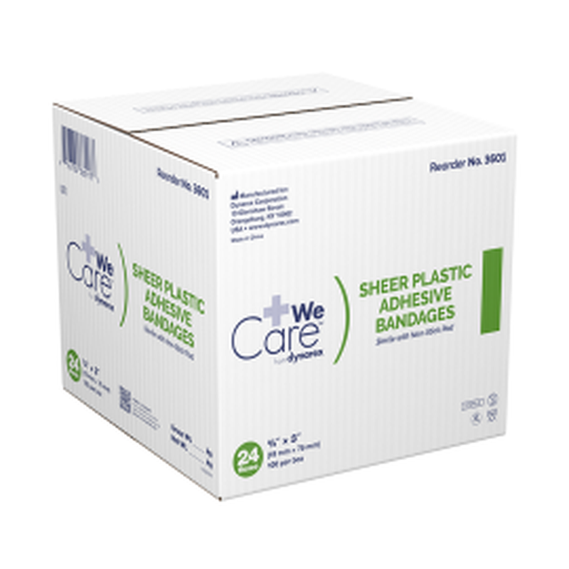sheer plastic adhesive bandages sterile 2