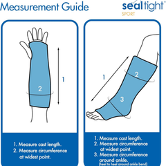 Brownmed Seal tight Sport Cast Prot. Adult   Long Arm 33