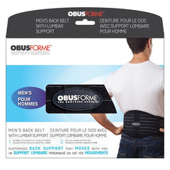 Back Belt male Xl xxl Black Obusforme   All Care Store
