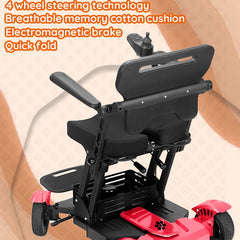 titan mobility ultra lightweight collapsible travel electric wheelchair