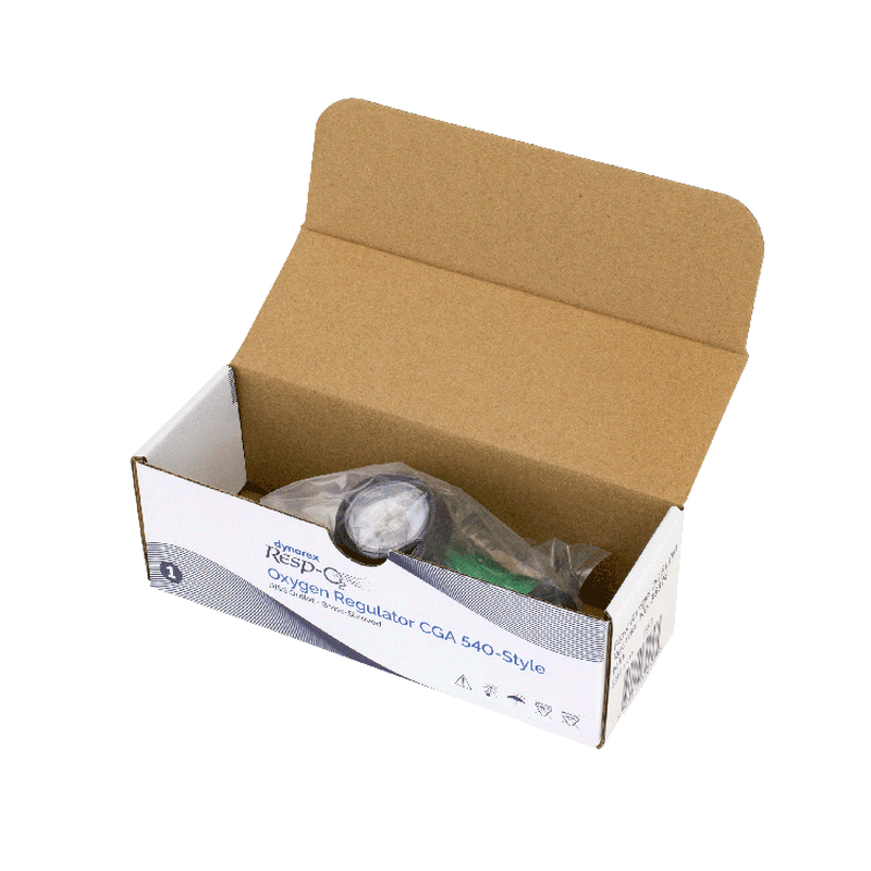 dynarex 36374 cga 540 style mini oxygen regulator 0 15 lpm