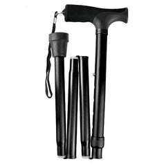 Cane Folding Blue Jay Black  Pistol Grip  33  - 37