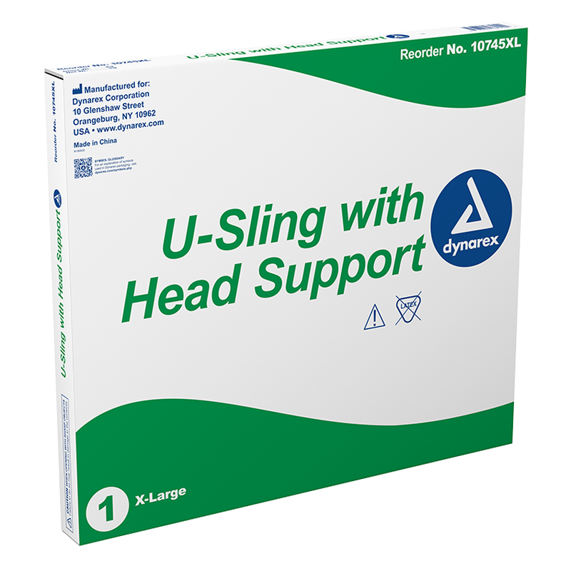 dynarex u sling with head support