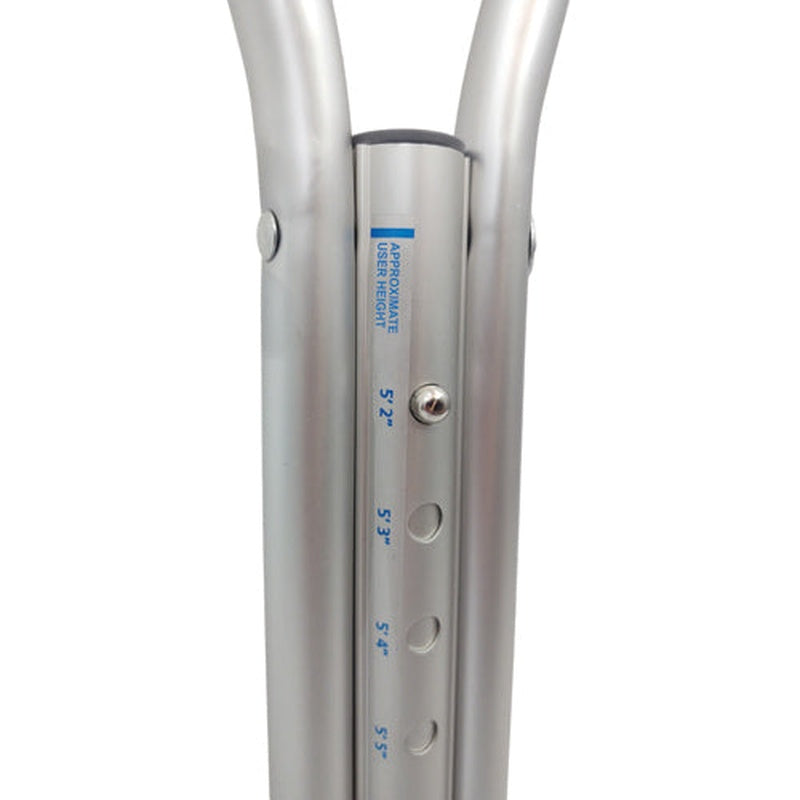 walk with me aluminum adj crutches adult cs 8pr