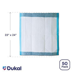 disposable underpad dukal cellulose light absorbency