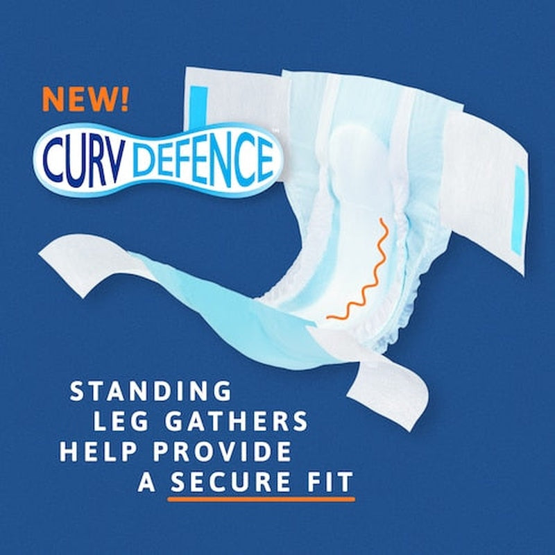 unisex adult incontinence brief tena complete care ultra™ large disposable moderate absorbency
