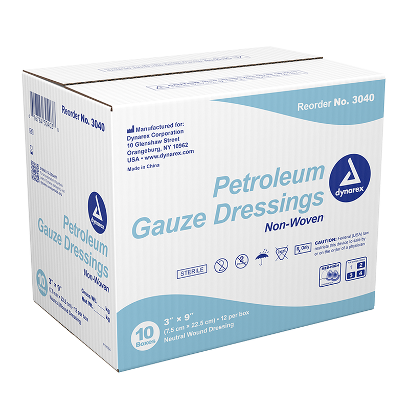 dynarex petroleum gauze dressings