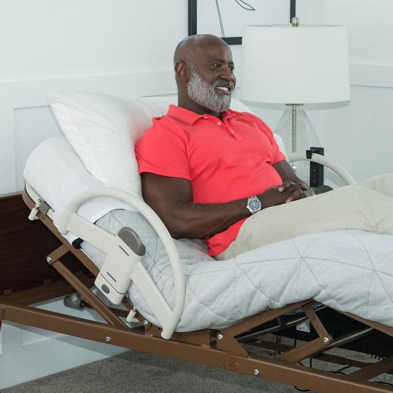 EZ Click LTC Bed Handle - Enhance Safety and Independence with Adjustable Bed Rail for Seniors. Easy Installation, Sturdy Support for Daily Living.
