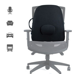 Wideback Backrest Support Obusforme  Black   All Care Store