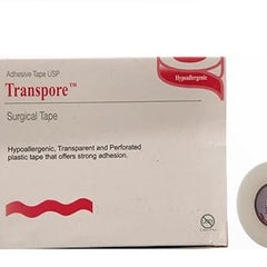 transpore surgical tape 2 x 10 yards bx 6