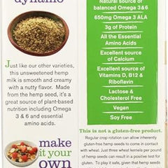 Pacific Natural Foods Hemp Original - Unsweetened - Case Of 12 - 32 Fl Oz.