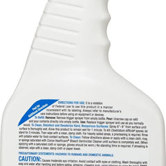 clorox healthcare bleach surface disinfectant cleaner germicidal trigger spray liquid 32 oz bottle fruity floral bleach scent nonsterile