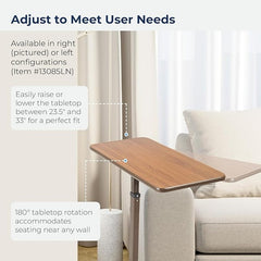 table ez for lift chair right side