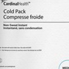 instant cold pack cardinal health general purpose medium 6 x 6 1 2 inch plastic ammonium nitrate water disposable packaging type case