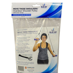 Overdoor Shoulder Pulley With Straps  Blue Jay Brand