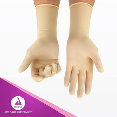dynarex sterile latex surgical gloves powder free 50pairs 4cs